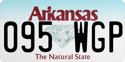 AR license plate 095WGP