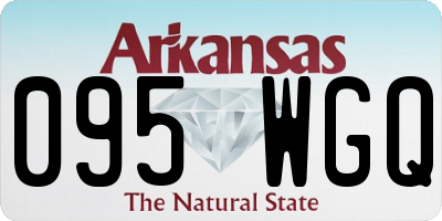 AR license plate 095WGQ