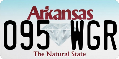 AR license plate 095WGR