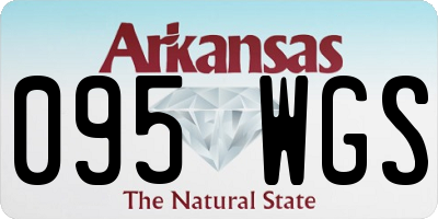 AR license plate 095WGS