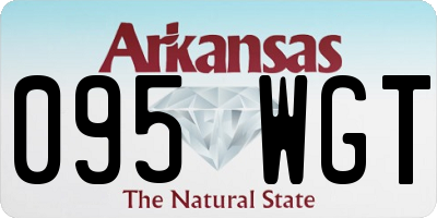 AR license plate 095WGT
