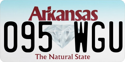 AR license plate 095WGU