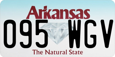 AR license plate 095WGV