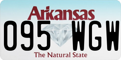 AR license plate 095WGW