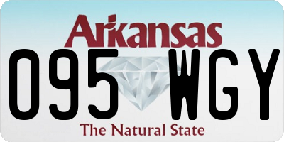 AR license plate 095WGY