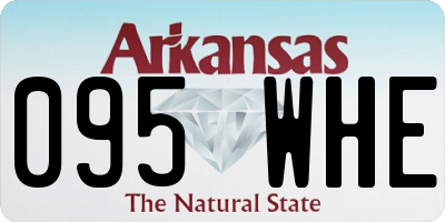 AR license plate 095WHE