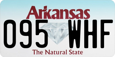 AR license plate 095WHF