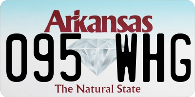 AR license plate 095WHG