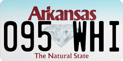 AR license plate 095WHI