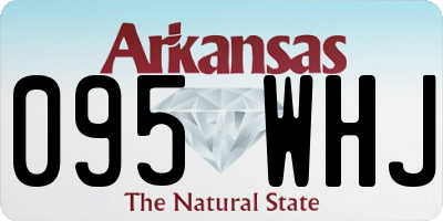 AR license plate 095WHJ