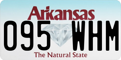 AR license plate 095WHM
