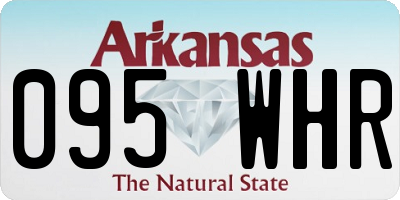 AR license plate 095WHR