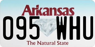 AR license plate 095WHU