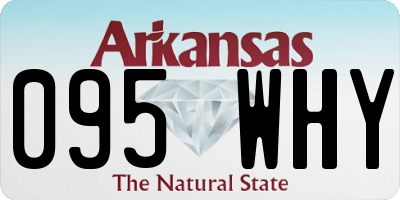 AR license plate 095WHY