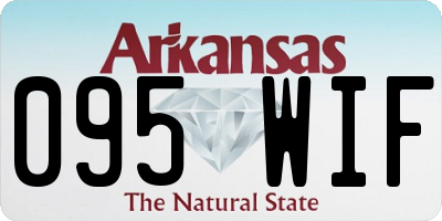 AR license plate 095WIF