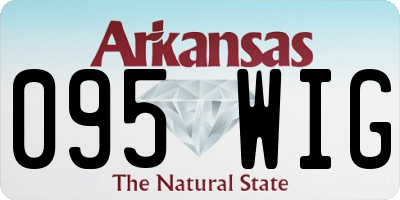AR license plate 095WIG
