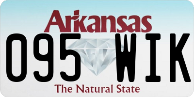 AR license plate 095WIK