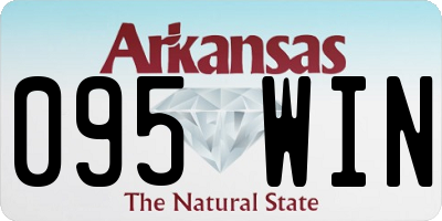 AR license plate 095WIN