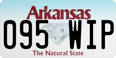 AR license plate 095WIP