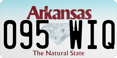 AR license plate 095WIQ