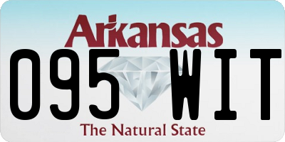 AR license plate 095WIT