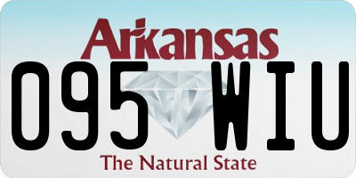 AR license plate 095WIU