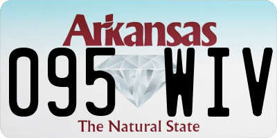 AR license plate 095WIV