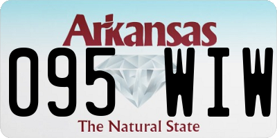 AR license plate 095WIW