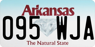 AR license plate 095WJA