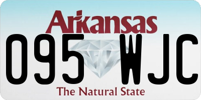 AR license plate 095WJC