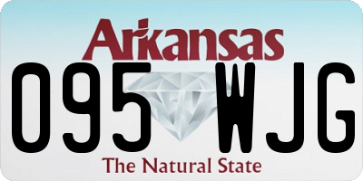 AR license plate 095WJG