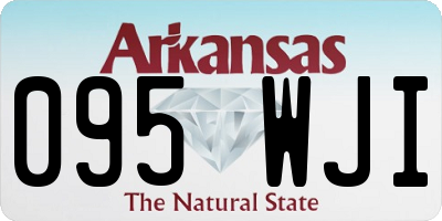 AR license plate 095WJI