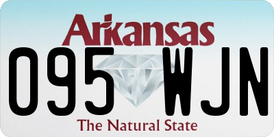 AR license plate 095WJN