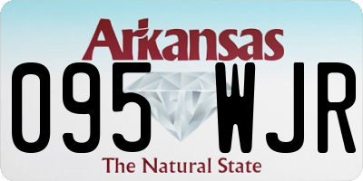 AR license plate 095WJR