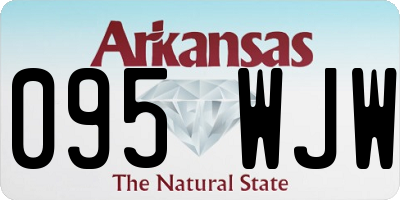 AR license plate 095WJW