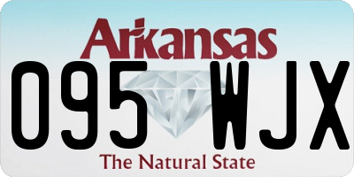 AR license plate 095WJX