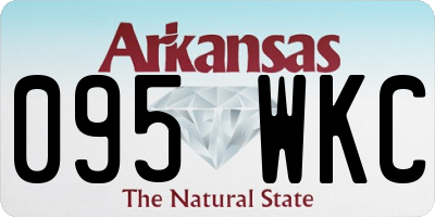 AR license plate 095WKC