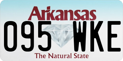 AR license plate 095WKE