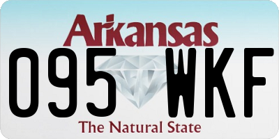 AR license plate 095WKF