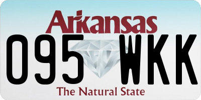 AR license plate 095WKK