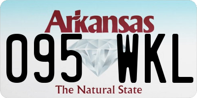 AR license plate 095WKL