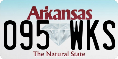 AR license plate 095WKS
