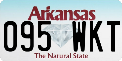 AR license plate 095WKT