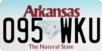 AR license plate 095WKU