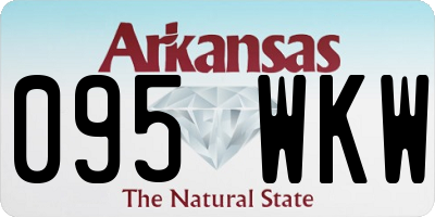 AR license plate 095WKW