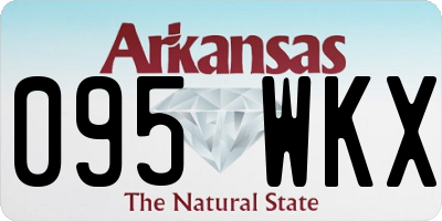AR license plate 095WKX