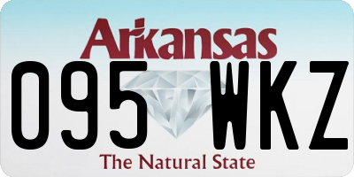 AR license plate 095WKZ