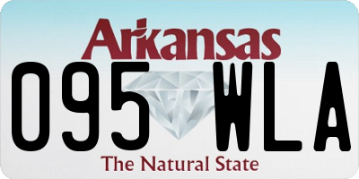 AR license plate 095WLA
