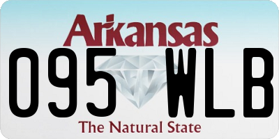AR license plate 095WLB