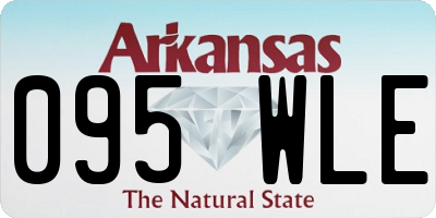 AR license plate 095WLE
